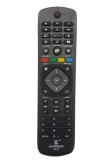 Telecomanda Philips Netflix H012 IR 1258, compatibila TV, Decodor TV, TV Box, Universal