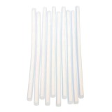 Baton silicon,lipire la cald,11mmx30cm,10 bucati set,alb transparent