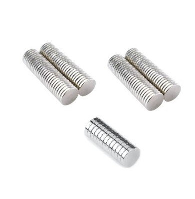 Set 50 magneti Neodim universali, diverse activitati, 10x2 mm - Rotund foto