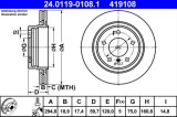 Disc frana ATE 24.0119-0108.1