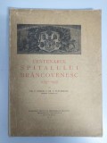 Dr. V. Gomoiu; V. Plătăreanu - Centenarul Spitalului Br&acirc;ncovenesc 1837-1937