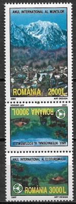 C4865 - Romania 2002 - ITurism nestampilat MNH foto