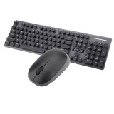 Cumpara ieftin Kit mouse si tastatura wireless, N520, Gonga&reg; Negru