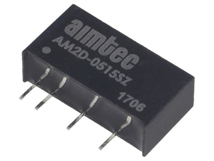 Convertor DC/DC 5V la 15V 2W SIP7
