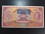 SLOVACIA 500 KORUN 1939 SPECIMEN