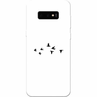 Husa silicon pentru Samsung Galaxy S10 Lite, Birds foto