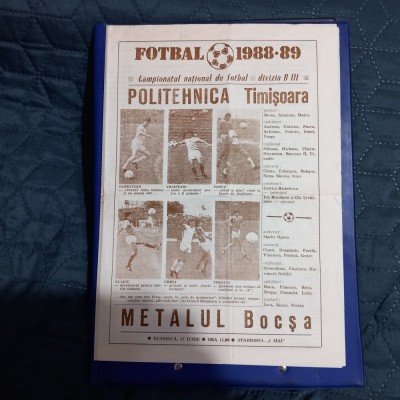 Program Poli Timisoara - Metalul Bocsa foto