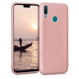 Husa pentru Huawei Y9 (2019), Silicon, Rose Gold, 46533.31, Roz, Carcasa, Kwmobile