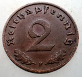 2.817 GERMANIA 2 REICHSPFENNIG 1938 F, Europa, Bronz