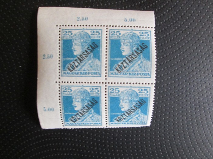 UNGARIA BLOC=MNH=22
