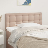 VidaXL Tăblie de pat, cappuccino, 90x5x78/88 cm, piele ecologică