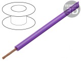 Cablu Silivolt 1x1mm2 Cu Silicon Violet 100m