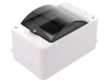 Carcasa modulara PAWBOL ABS alba, IP30, de perete, 4 module, cod C.2027