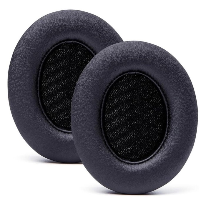 Set 2 bureti Edman pentru casti Beats Studio 3, Studio 2.0 cu fir/Wireless, Over-Ear, Piele ecologica, Negru
