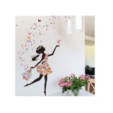 Cumpara ieftin Sticker decorativ, Fluturasi colorati,multicolor 172 cm, 1365ST, Oem