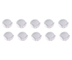 Set 10 Coltare din Silicon pentru Protectie Ridicata la Colturile Mobilei, pentru Siguranta Copii, Triunghi colturi Rodund, Transparent, CBD CORAL BES