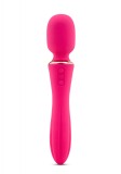 Vibrator Nubii Mika Wand, 12 Moduri Vibratii, Incalzire, Silicon, USB, Roz