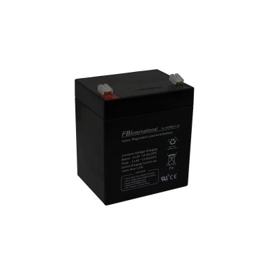 Acumulator stationar FB International pentru UPS, 70 x 107 x 90 mm, 5 Ah, 12 V, sistem de siguranta, alarma, iluminat de urgenta foto