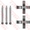 Set accesorii, placute frana SAAB 9-5 Combi (YS3E) (1998 - 2009) TRW PFK362