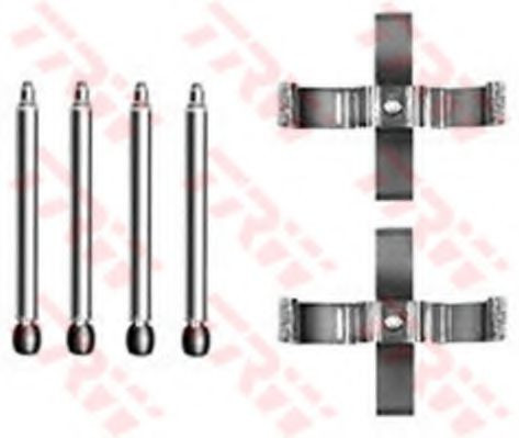 Set accesorii, placute frana SAAB 9-3 Cabriolet (YS3D) (1998 - 2003) TRW PFK362