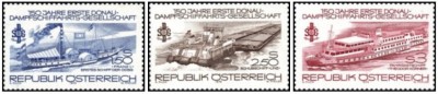 Austria 1979 - 150th transport maritim cu aburi pe Dunăre, serie neuzata foto