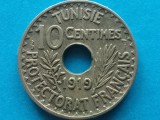 TUNISIA-10 CENTIMES 1919