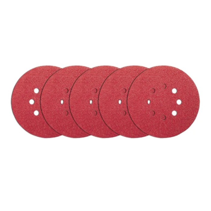 Set 5 discuri abrazive din hartie pentru slefuitor orbital, 125 mm, granulatie 80 si 120