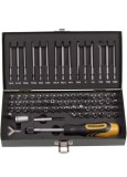Set biti speciali 75 piese, Proxxon 23107, 1/4&rdquo;, biti securitate si standard, lungimi 25 mm + 80 mm, cutie metalica rezistenta
