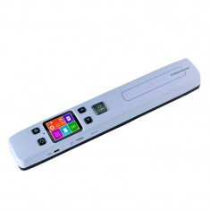 Scanner portabil A4 color, OCR, 1050 DPI, USB, Wi-Fi, card MicroSD 16GB inclus foto