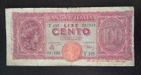 Bancnota Italia - 100 Lire 10-12-1944
