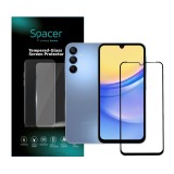 FOLIE STICLA Spacer pentru Samsung Galaxy A15, grosime 0.3mm, acoperire totala ecran, strat special anti-ulei si anti-amprenta, Tempered Glass, sticla