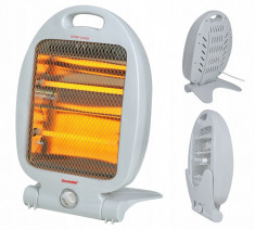 Radiator Aeroterma cu Halogen Quartz pentru Incalzire cu 2 Trepte, Putere 800W foto