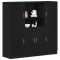 Set dulap de bucătărie 3 piese Lemn negru prelucrat