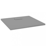 Cumpara ieftin Cadita de dus, gri, 80x80 cm, SMC