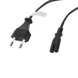 Cablu de alimentare TV / radiocasetofon, lungime 3m, Lanberg 42913, Euro, CEE 7/16 la IEC 320 C7, 2 pini, 10A, negru