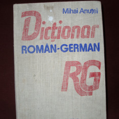 DICTIONAR ROMAN - GERMAN Editura Stiintifica 1990 , C30