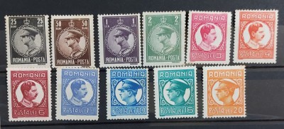 Romania 1930 - Carol ll,filigran P.T.T. foto