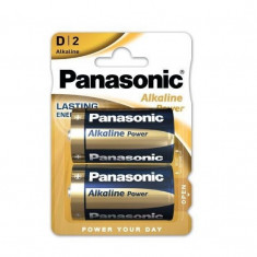 Baterie Panasonic Alkaline Power D R20 1,5V alcalina LR20APB/2BP set 2 buc.