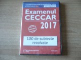 Examenul CECCAR 2017.100 de subiecte rezolvate (CD)