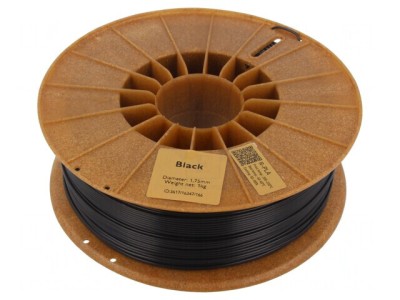 Filament imprimantă 3D R-PLA 1.75mm Negru 1kg foto