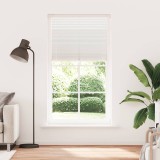 Jaluzea plisse, alb, 100x200 cm, pliuri, vidaXL