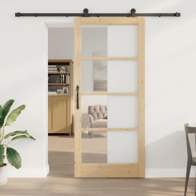 Ușa glisantă cu set de hardware &amp;#039;ORKDAL&amp;#039;93x211 cm foto