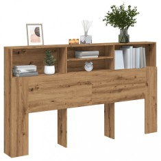 vidaXL Dulap cu tăblie de pat, stejar artizanal, 180x19x103,5 cm, lemn stratificat 856873