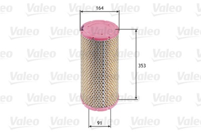 VALEO 585624 Filtru aer foto