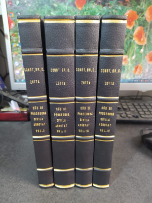Const. Gr. C. Zotta, Cod de Procedură Civilă Adnotat, vol. 1-4, 1932-1941, 050 foto