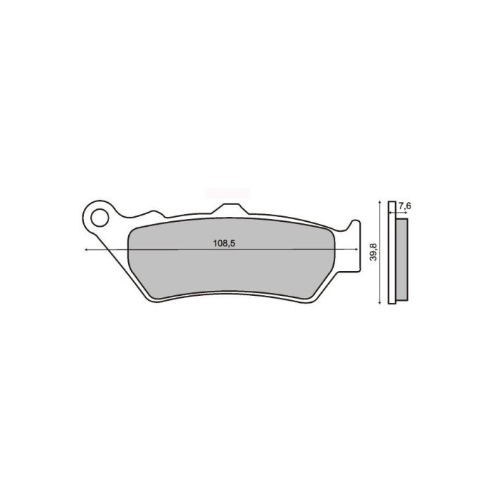 MBS Placute frana sinter BMW.F 800 GS fata, Cod Produs: 225101013RM