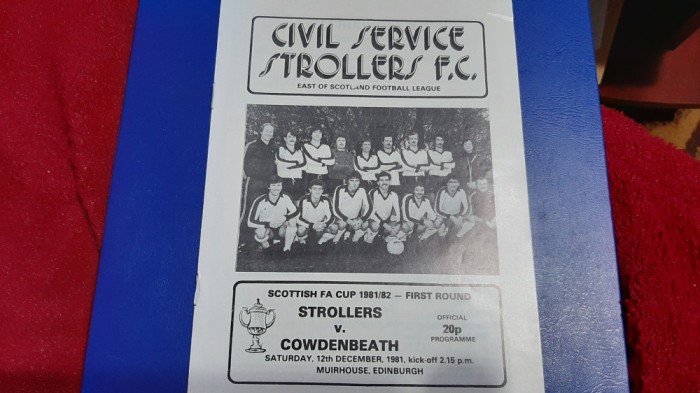 program Strollers - Cowdenbeath