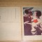 M2 R9 1 - Carte postala foarte veche - Tematica iubire - Tineri indragostiti