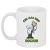 Cana alba personalizata &quot;Cel mai bun doctor&quot;, INOVATIX&reg;. 330ml, Oem