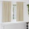 vidaXL Perdele cu perdele 2 pcs Crem 140 x 175 cm Catifea 4107184